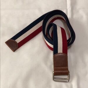 Ticket Stylish Tricolor Ribbon Men's Belt